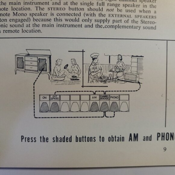 RCA Victor Custom Series Stereo Original Operating Instructions Vintage 60s - Picture 2 of 9